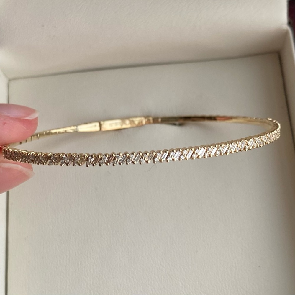 14k Gold Diamond Bracelet